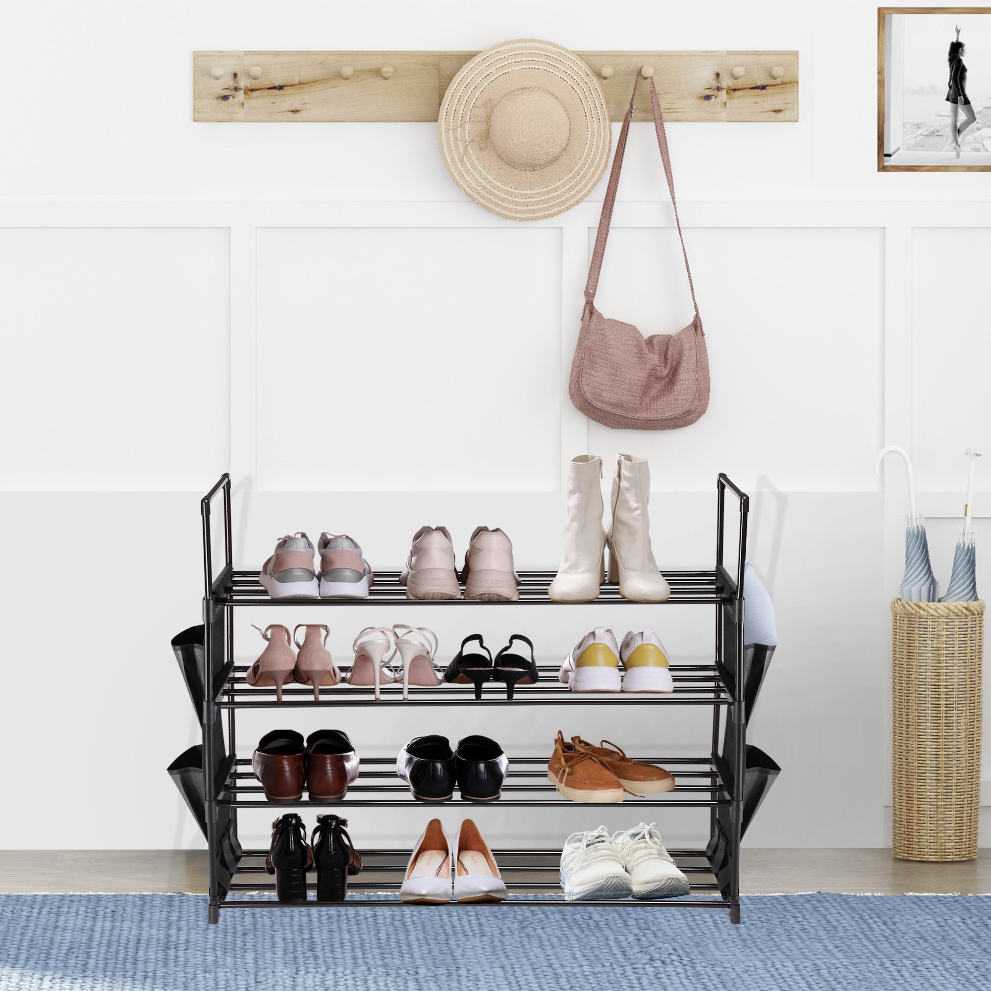 Songmics 5 tier online shoe rack