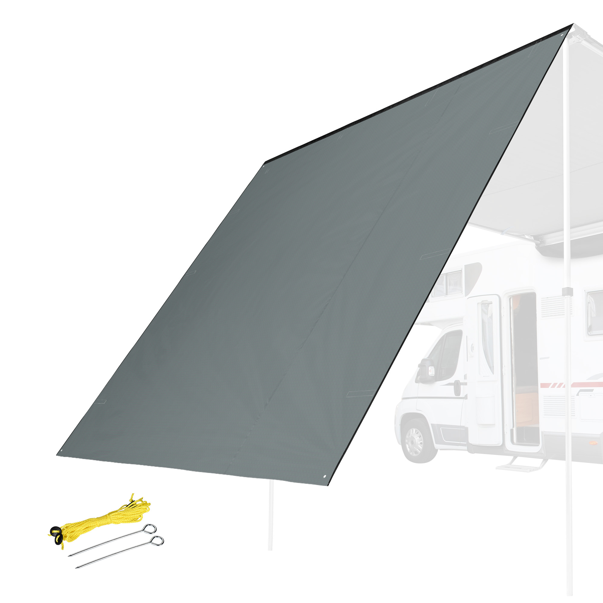 Apluschoice RV Awning Side Wall for Car Side Awning Rooftop Tent UV50+ SUV Truck - Picture 6 of 10