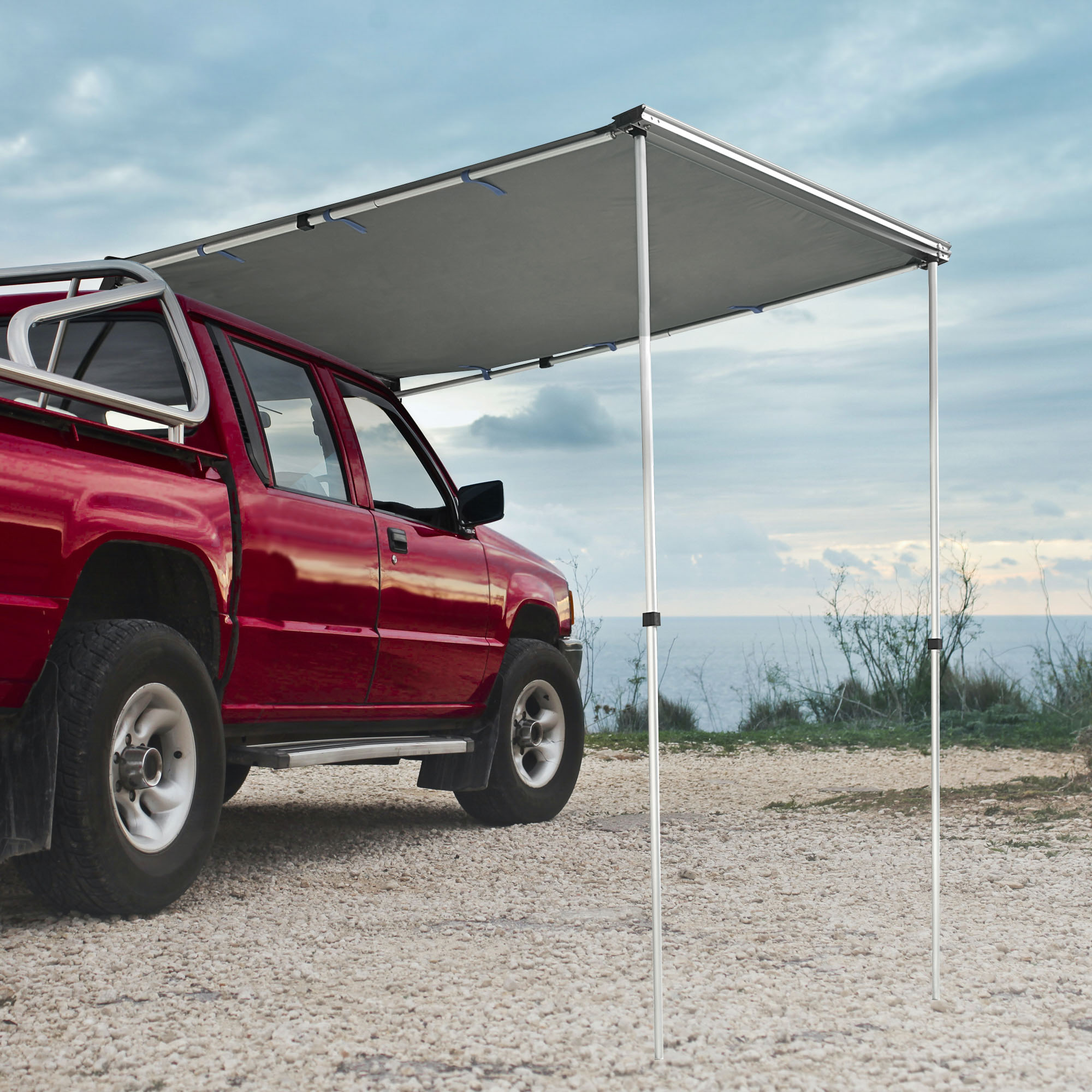 Apluschoice Car Side Awning replacement 4.5x6 Ft Rooftop Tent UV50+ - Bild 8 von 9