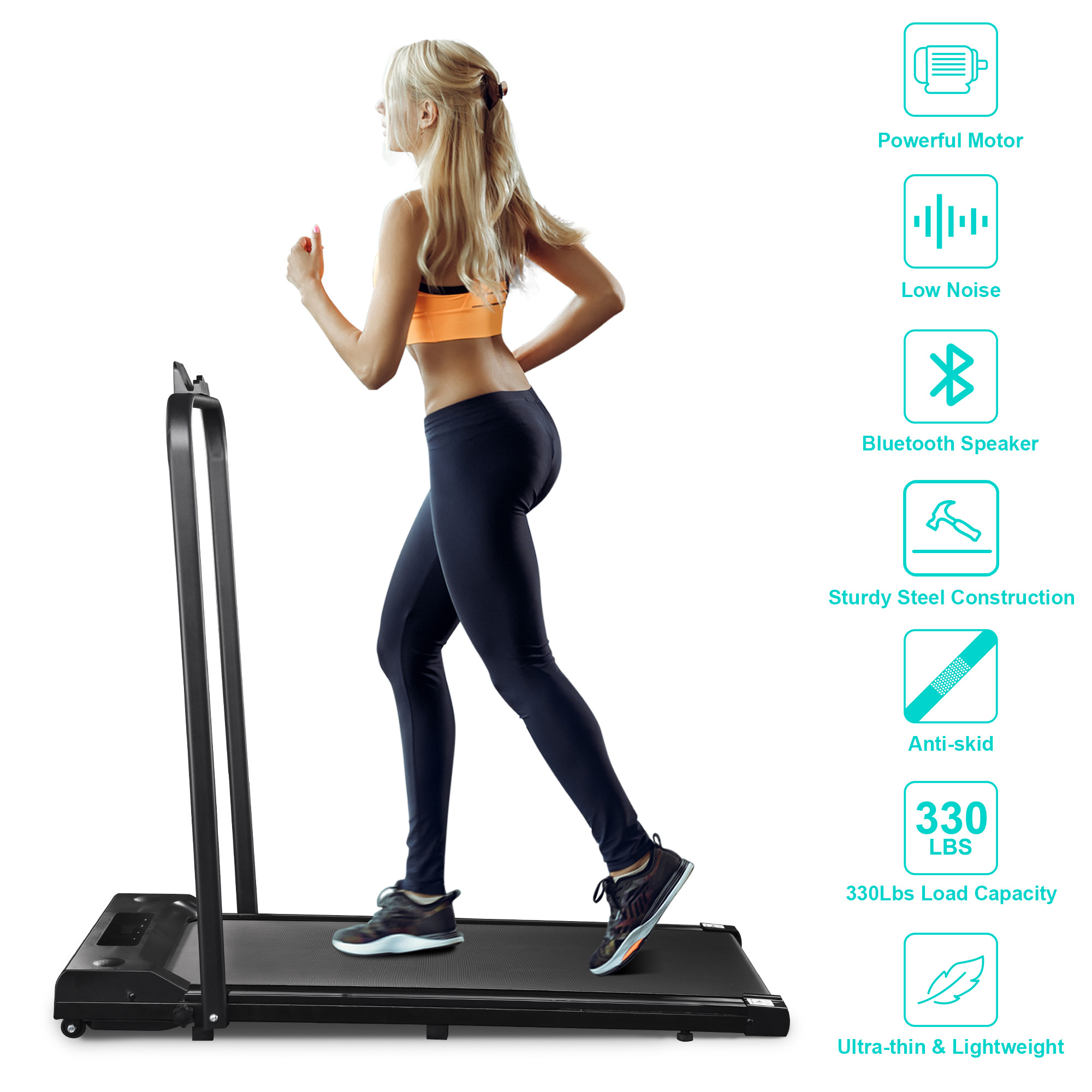 Portable home online treadmill