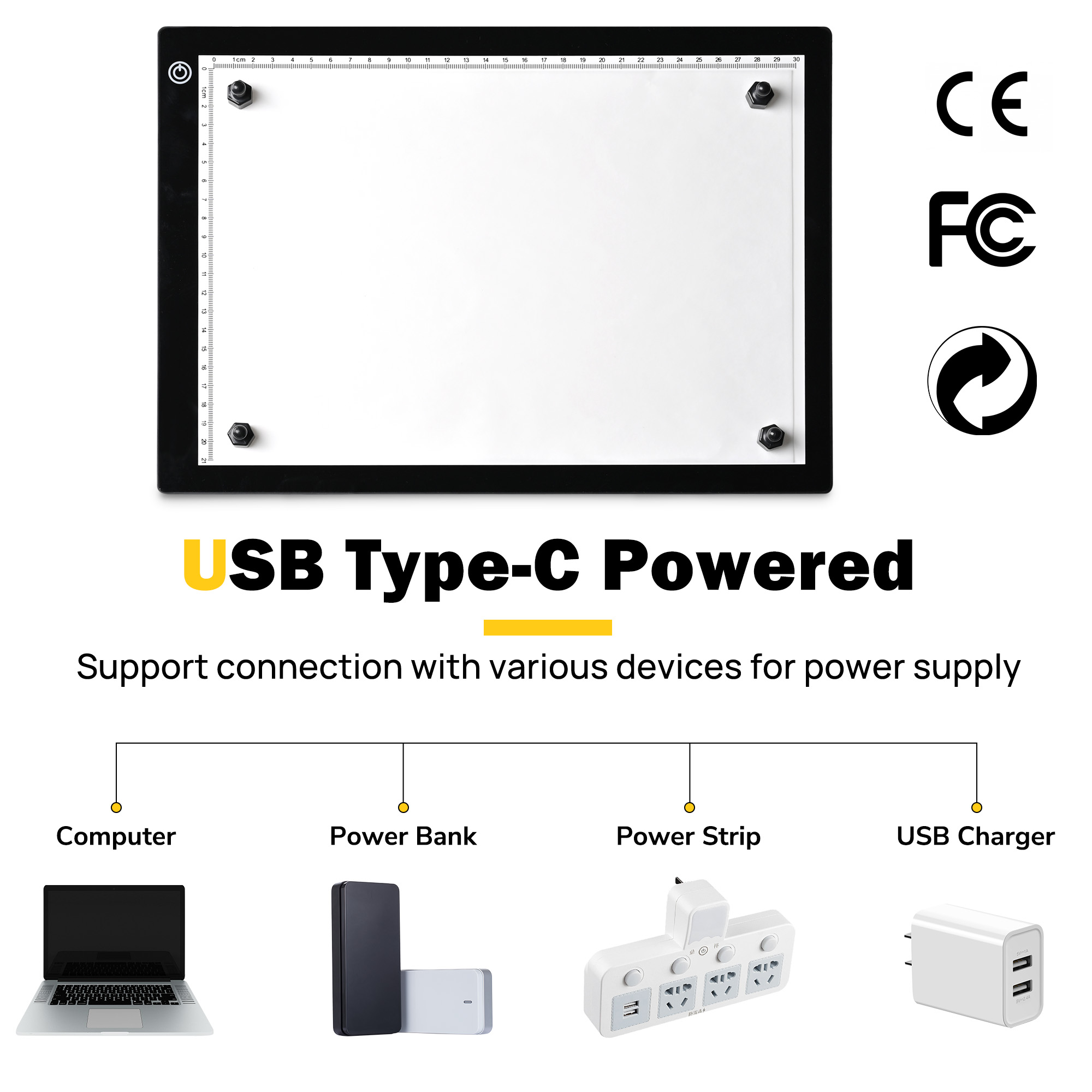 A2/A3/A4 LED Tracing Light Box Drawing Tattoo Board Pad Table Stencil Artist - Picture 7 of 36