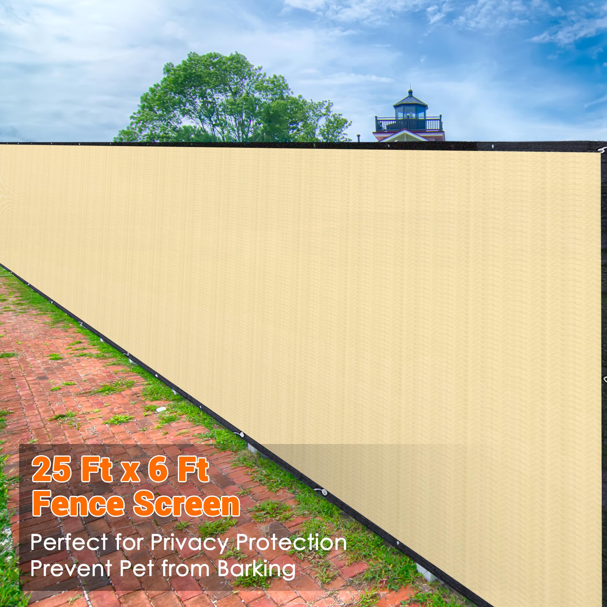 Apluschoice Privacy Fence Windscreen Screen Mesh HDPE Netting Fabric Tarp - Picture 17 of 44