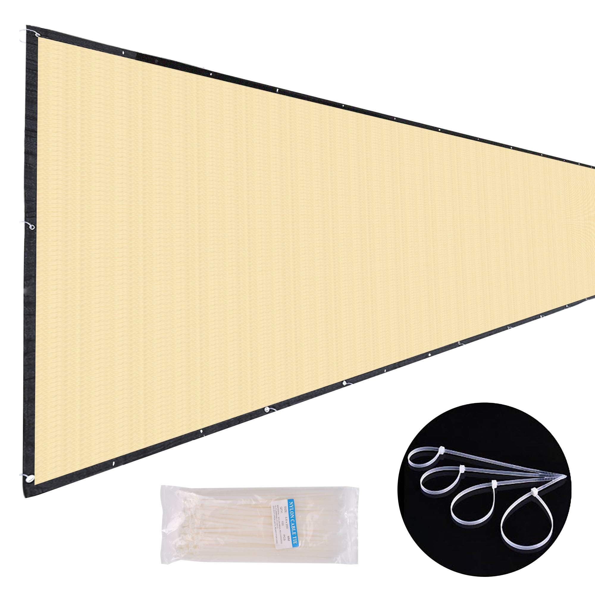 Apluschoice Privacy Fence Windscreen Screen Mesh HDPE Netting Fabric Tarp - Picture 15 of 44