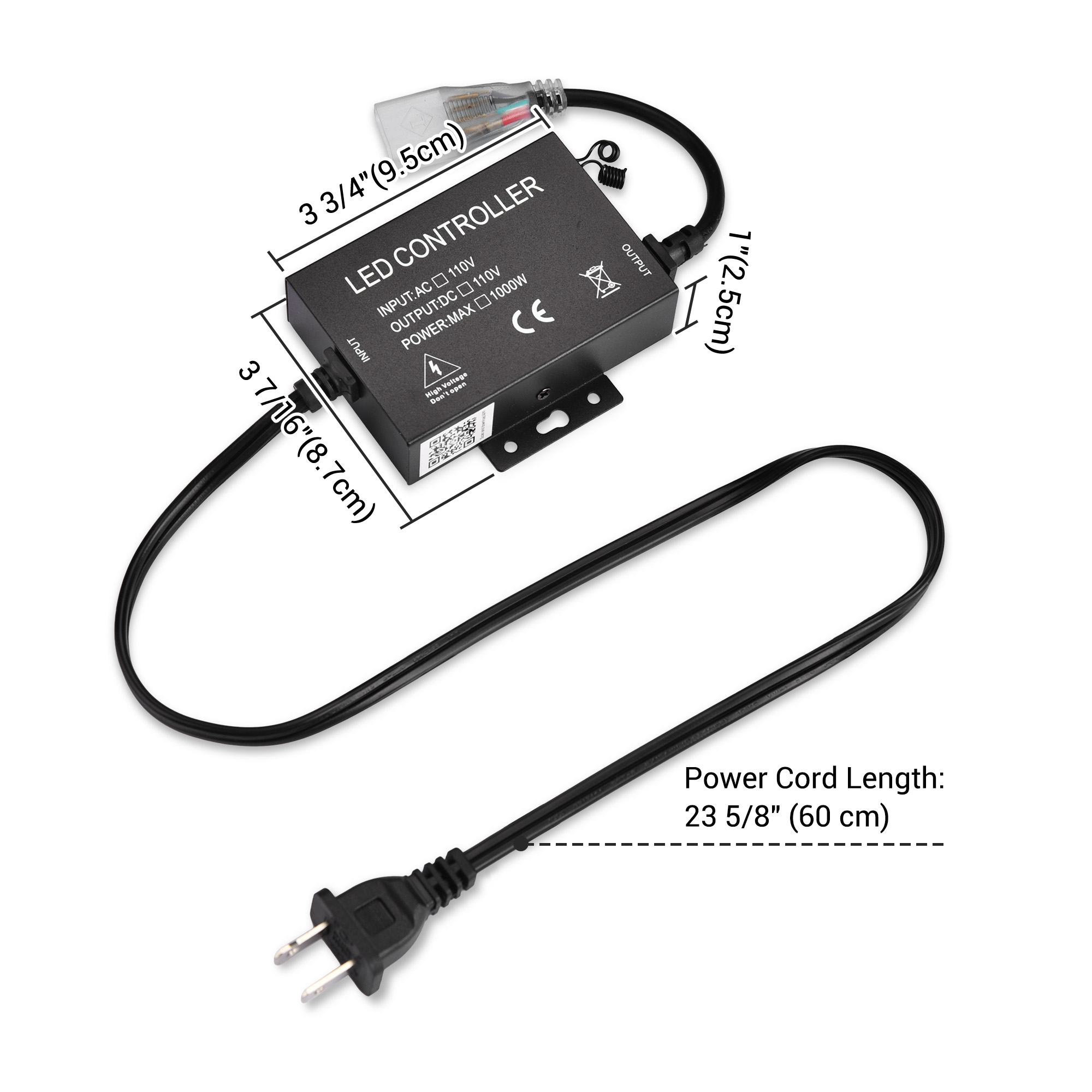 DELight DEL-CON03 Remote Controller Compatible with DEL-D50R DEL-D100R DEL-D150R - Picture 10 of 10