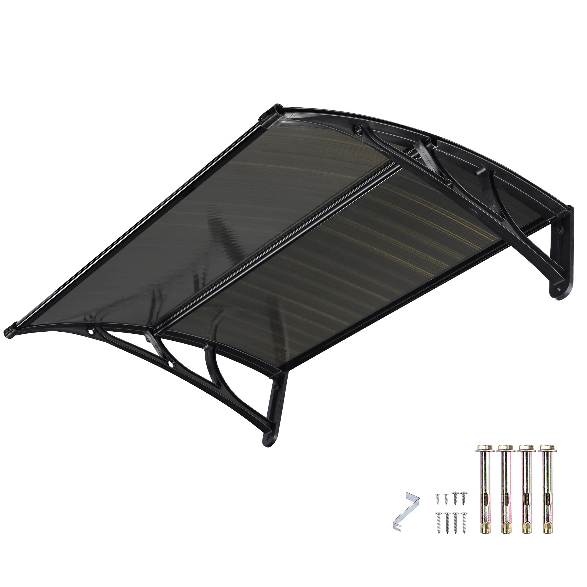 Window Awning Door Canopy Rain Cover UV Protect Polycarbonate - Picture 6 of 20