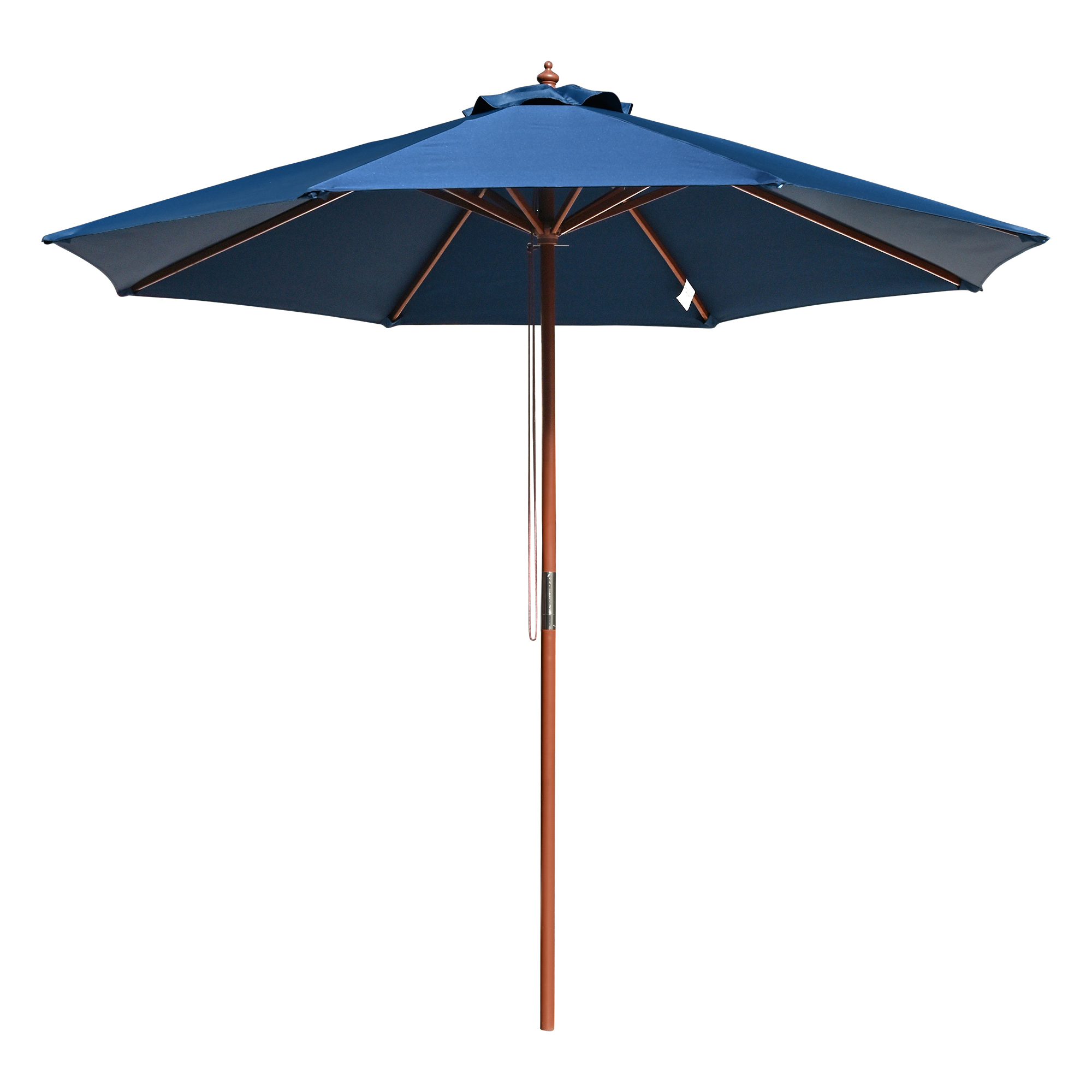 9' 13' Outdoor Patio Wood Umbrella Wooden Pole Market Beach Garden Sun Shade - Picture 48 of 67
