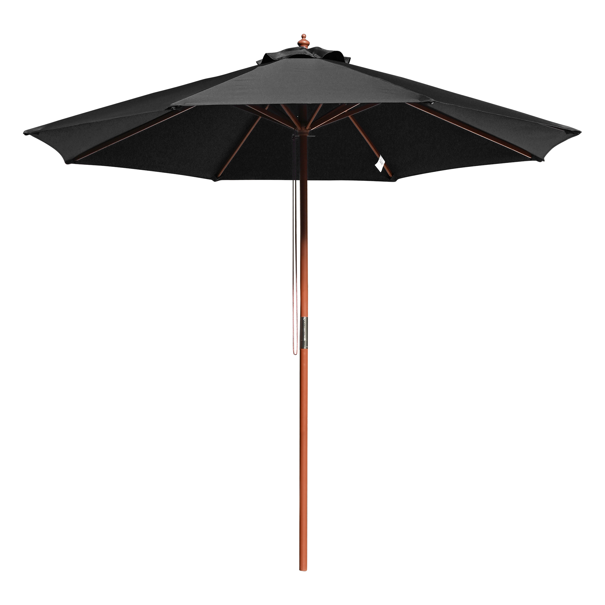 9' 13' Outdoor Patio Wood Umbrella Wooden Pole Market Beach Garden Sun Shade - Picture 33 of 67