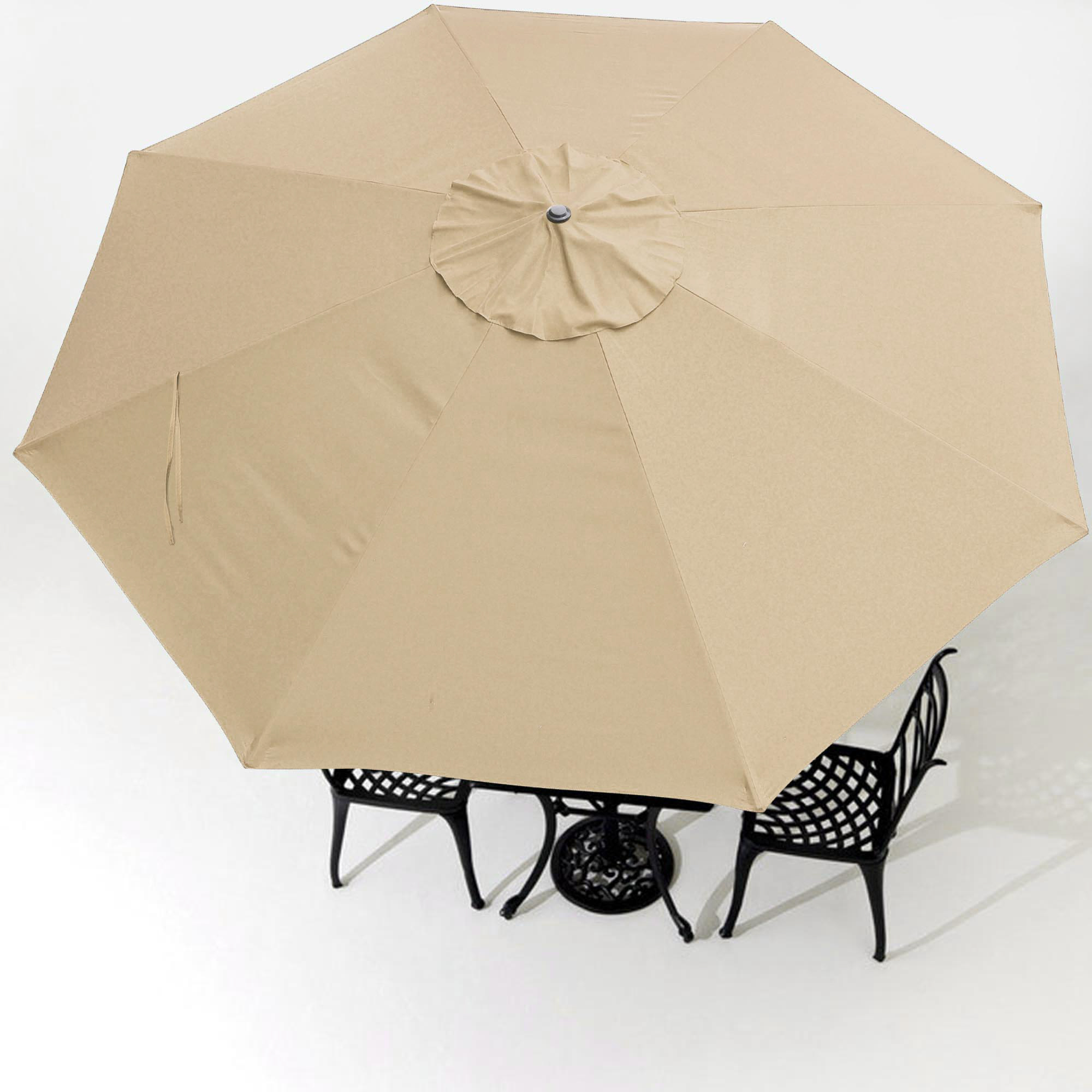 13 Ft Patio Umbrella Replacement Canopy Market Outdoor Beach Poolside Top Cover - Picture 8 of 36